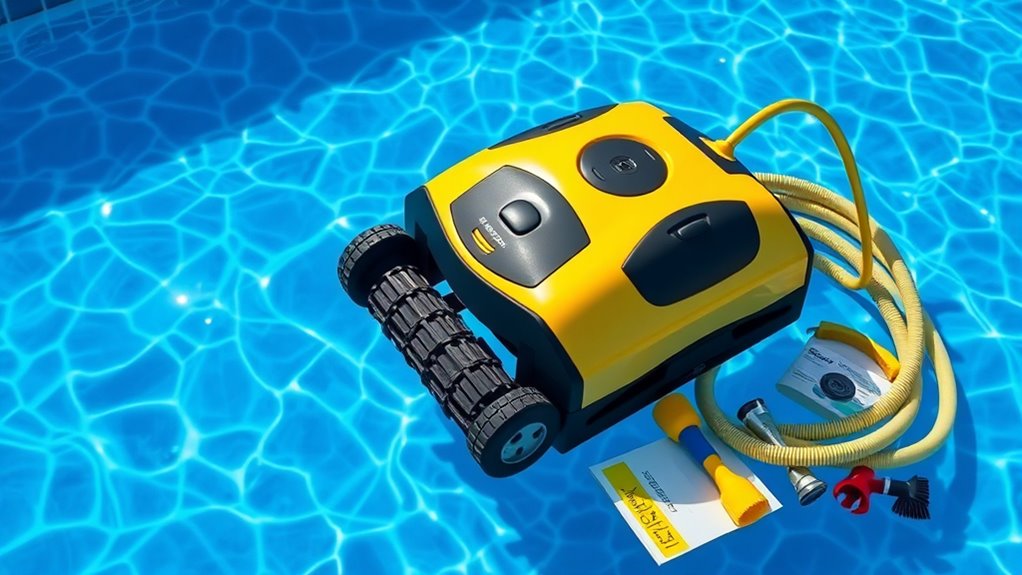 pool cleaner maintenance instructions