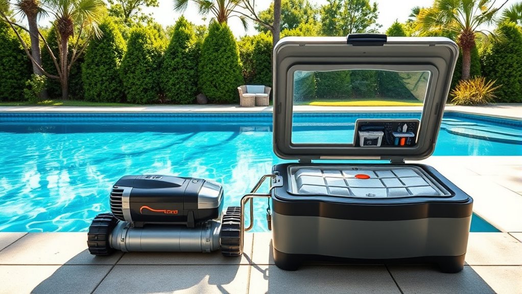 pool cleaner off season storage