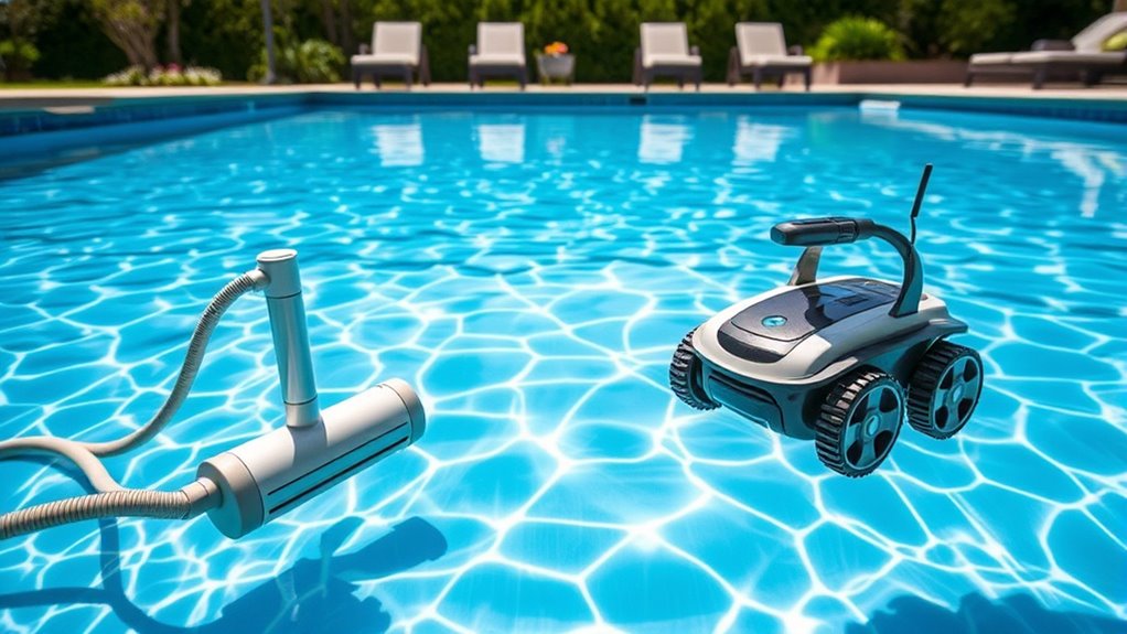 pool cleaning method selection