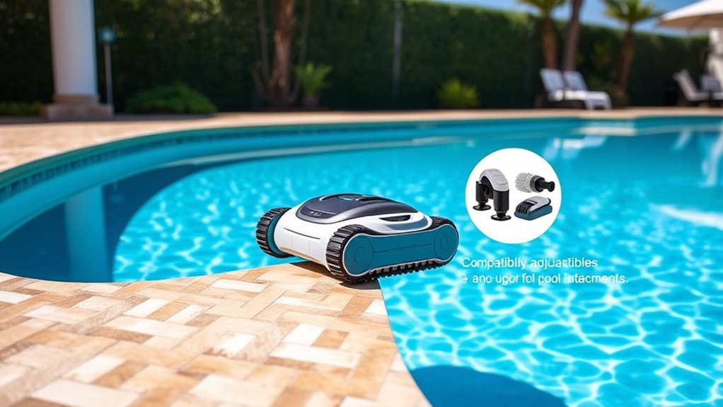 pool shape and surface compatibility