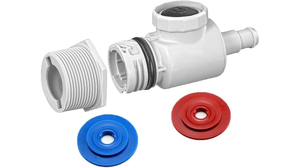 pool wall fitting assembly
