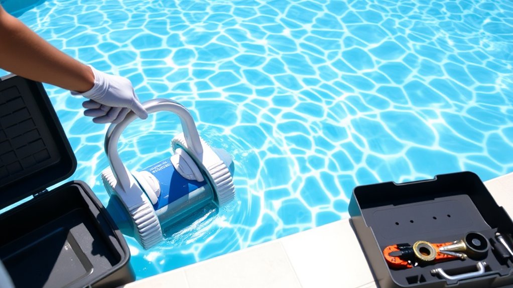 regular pool cleaner maintenance