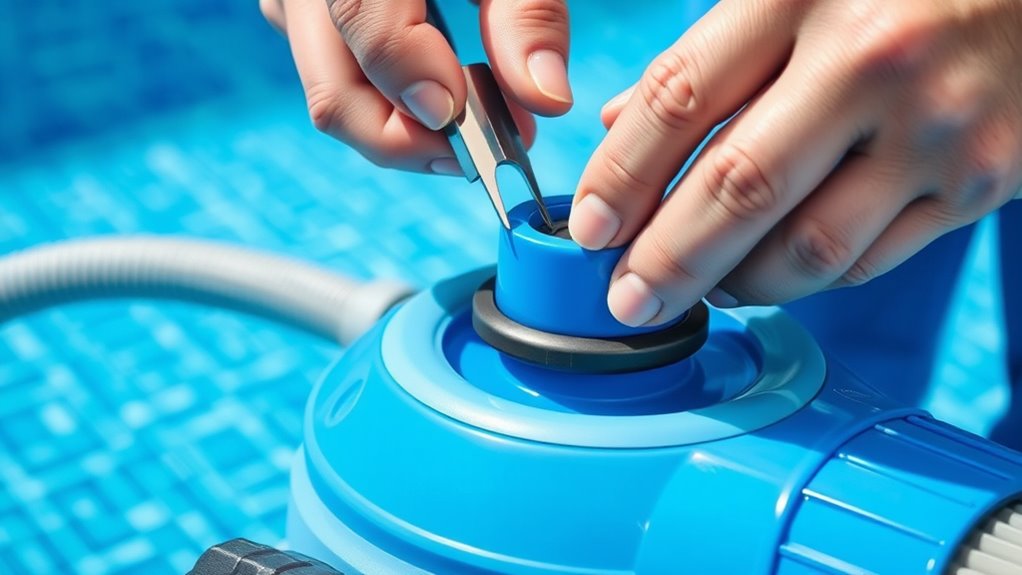 replacing suction pool cleaner parts