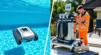 robotic cleaner versus service