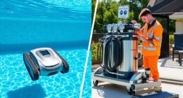 robotic cleaner versus service