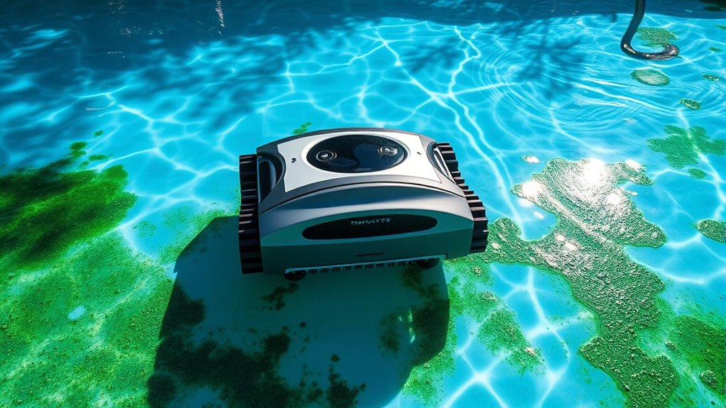 robotic pool cleaning limitations