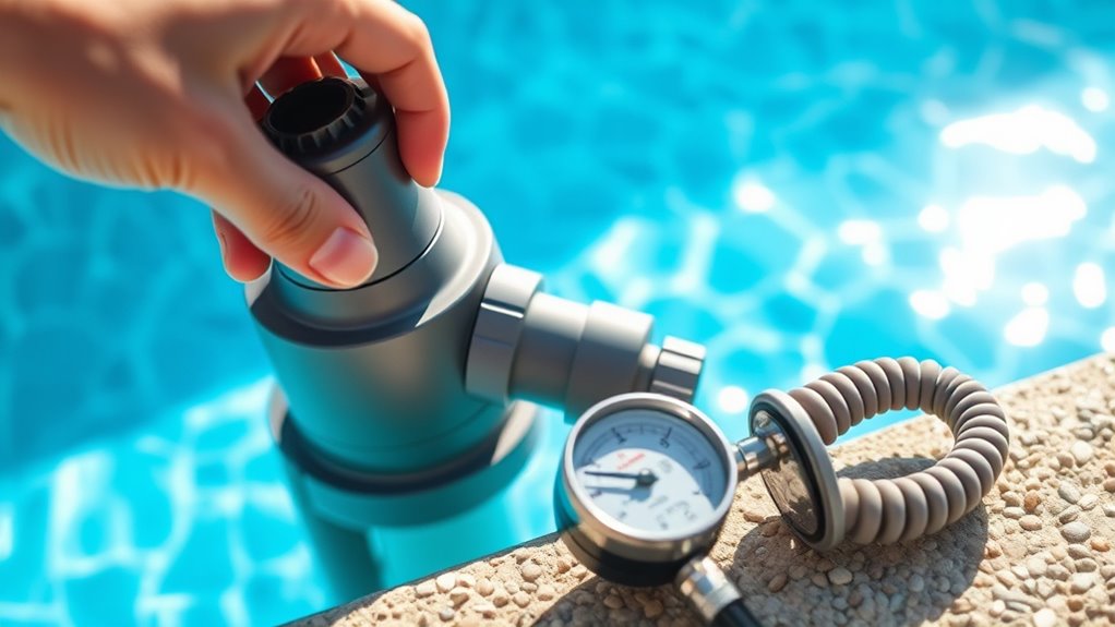 secure hose connections and steady power