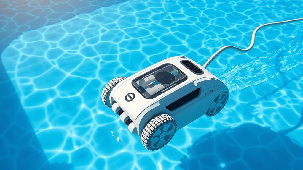suction powered pool cleaning