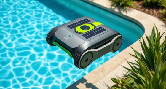 sustainable robotic pool cleaning
