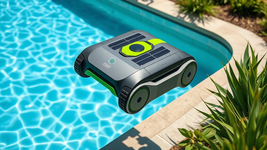 sustainable robotic pool cleaning