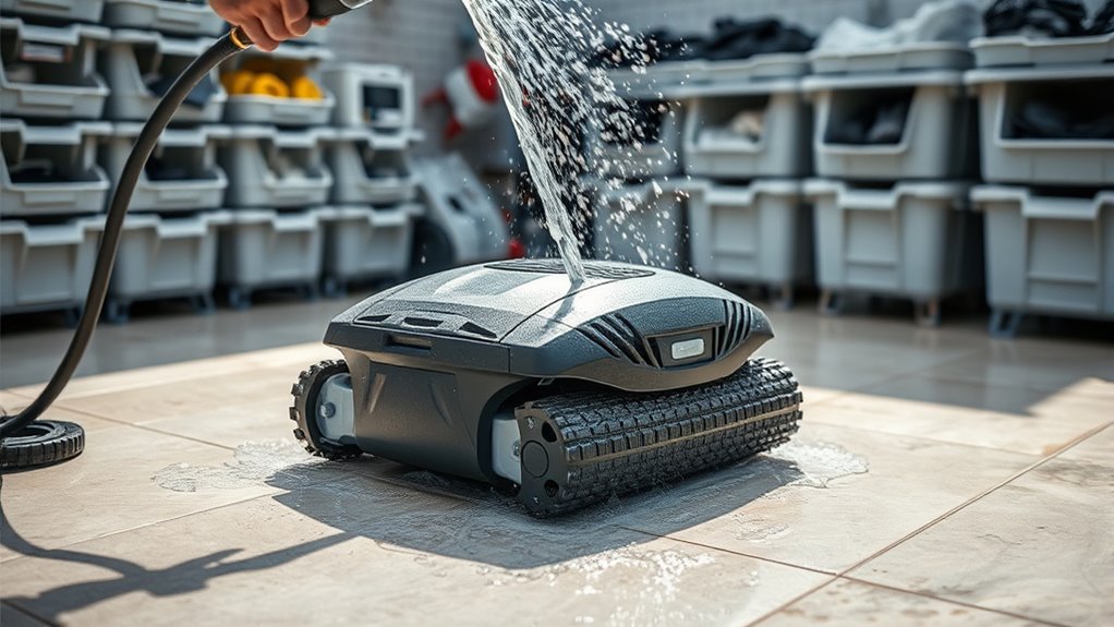 thorough cleaning and drying