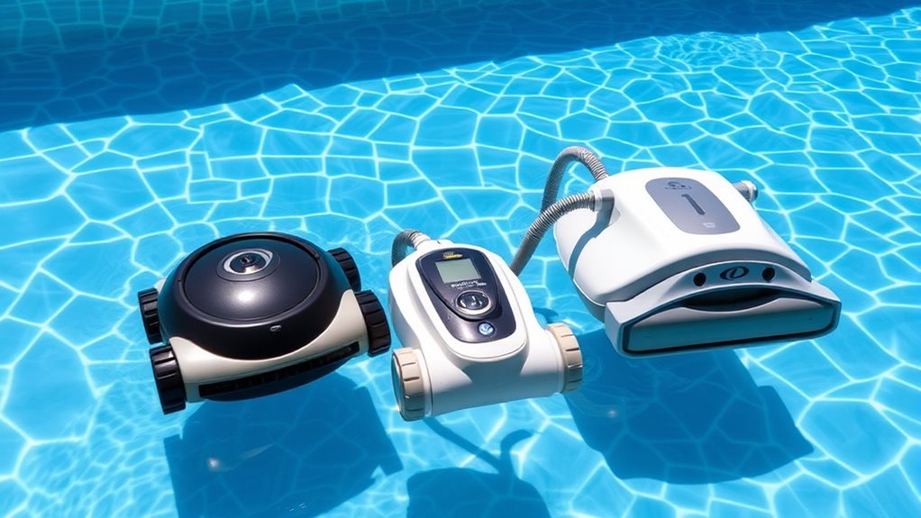 types of automatic pool cleaners