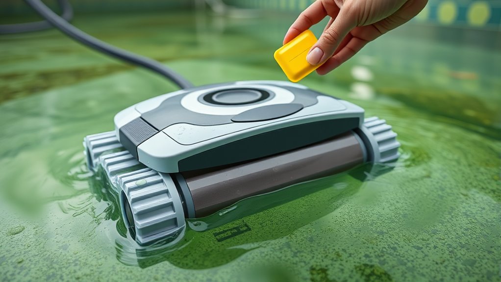 use chemicals for algae