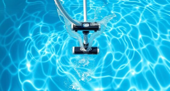 uses water pressure and suction