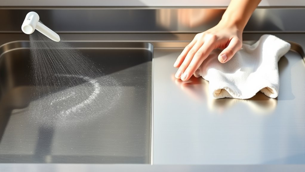 allow disinfectant dwell time