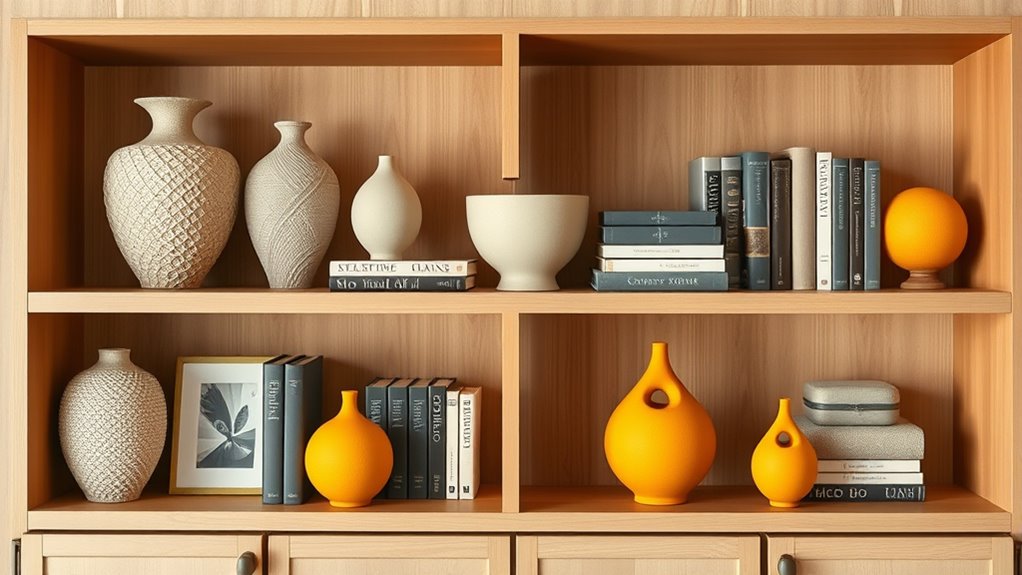 balanced shelf color distribution