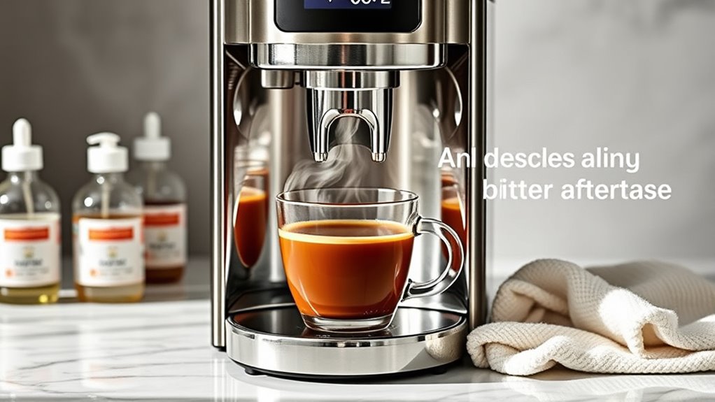 bitter free coffee maker descaling