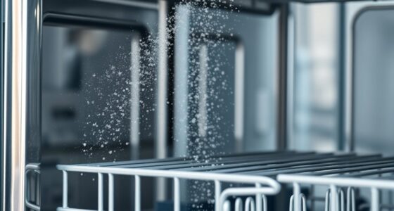 clean dishwasher thoroughly regularly
