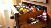 daily single drawer decluttering