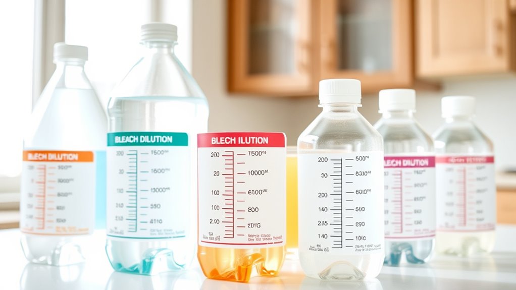 dilute bleach safely properly