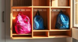 drop zone for backpacks