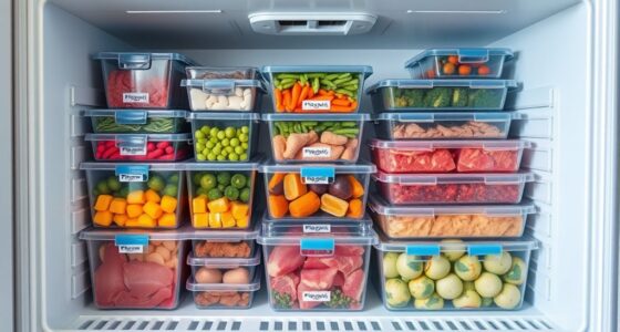 efficient chest freezer storage