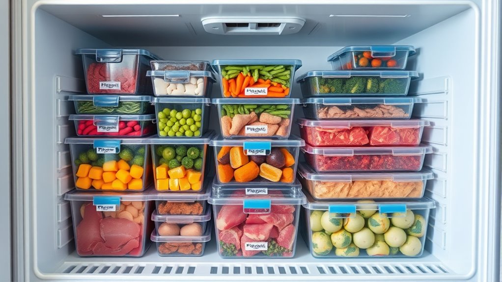 efficient chest freezer storage