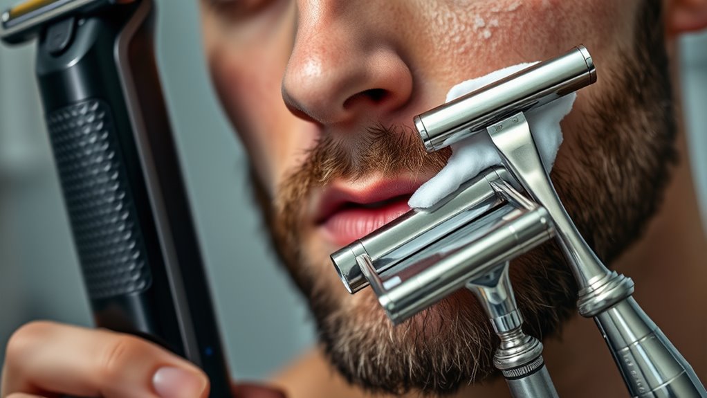 electric vs manual shaving