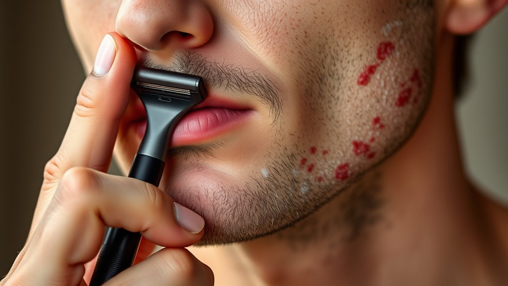 gentle proper shaving routine