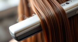 lower heat shiny hair