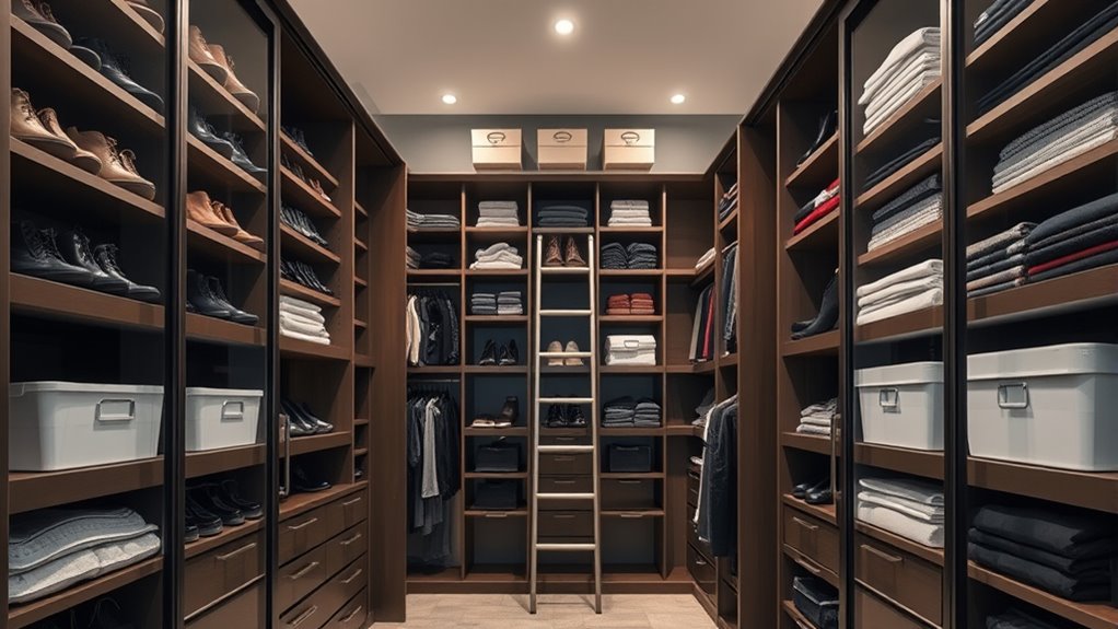 maximize closet vertical space