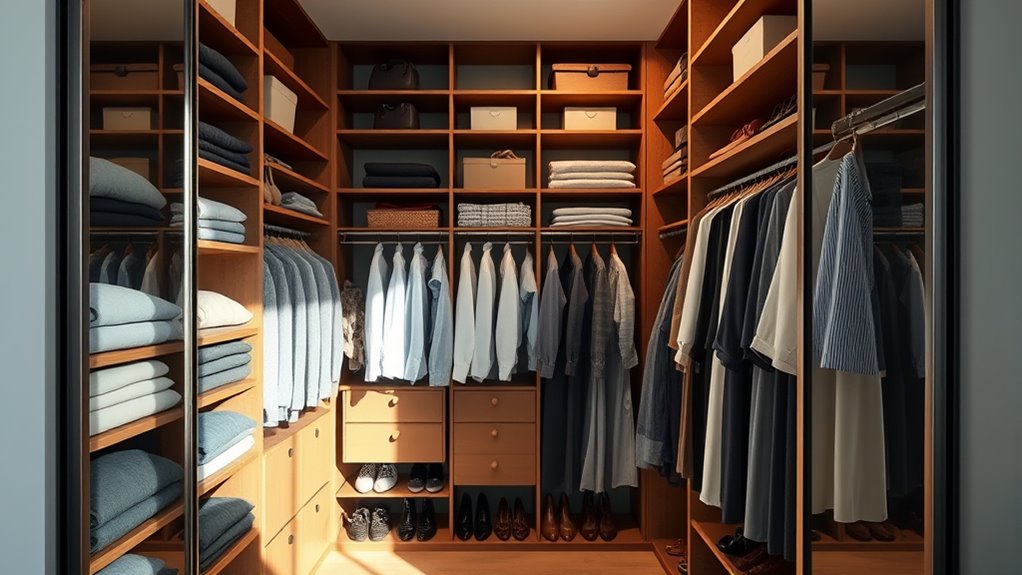 maximize closet vertical space