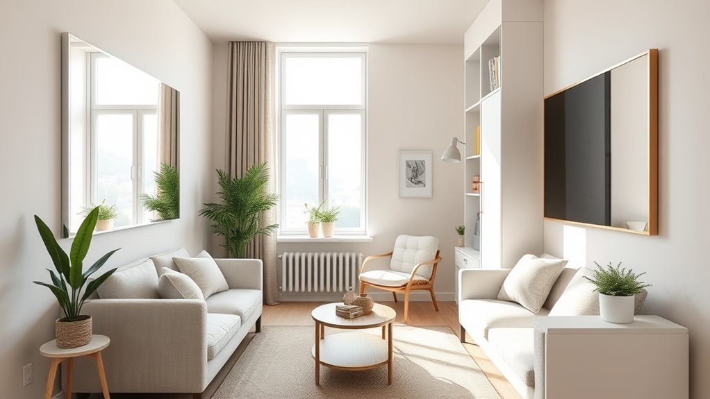 maximize small studio space