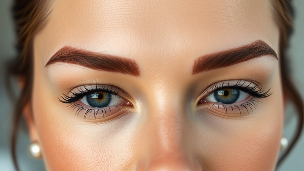 natural balanced brow grooming