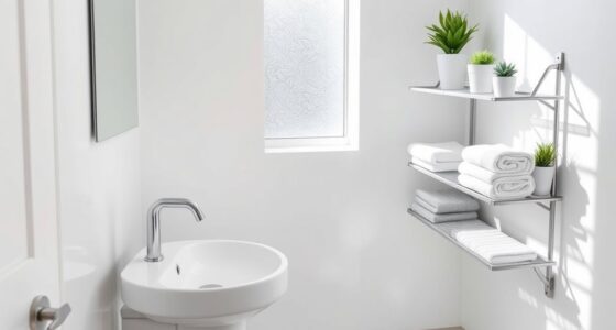 no drill small bathroom organization