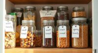 organized snack labeling tips