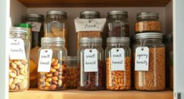 organized snack labeling tips
