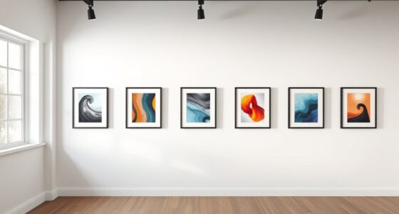perfectly positioned wall art