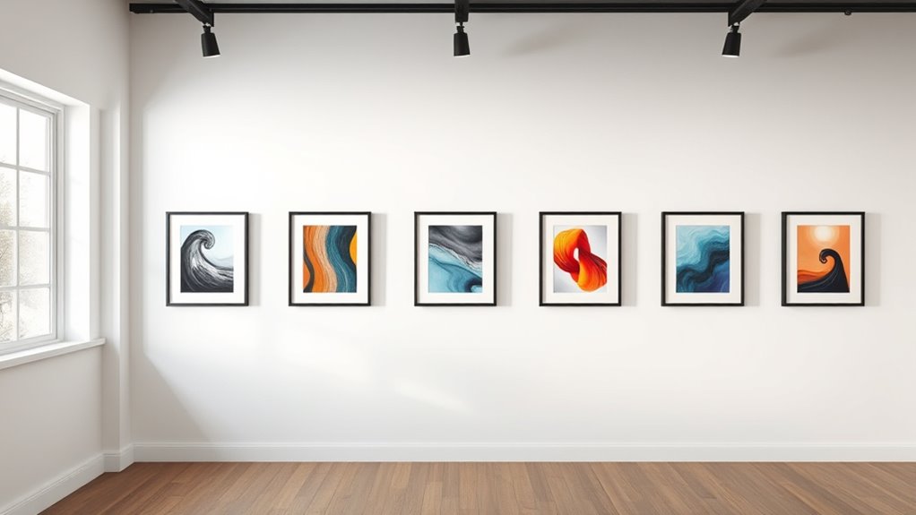 perfectly positioned wall art