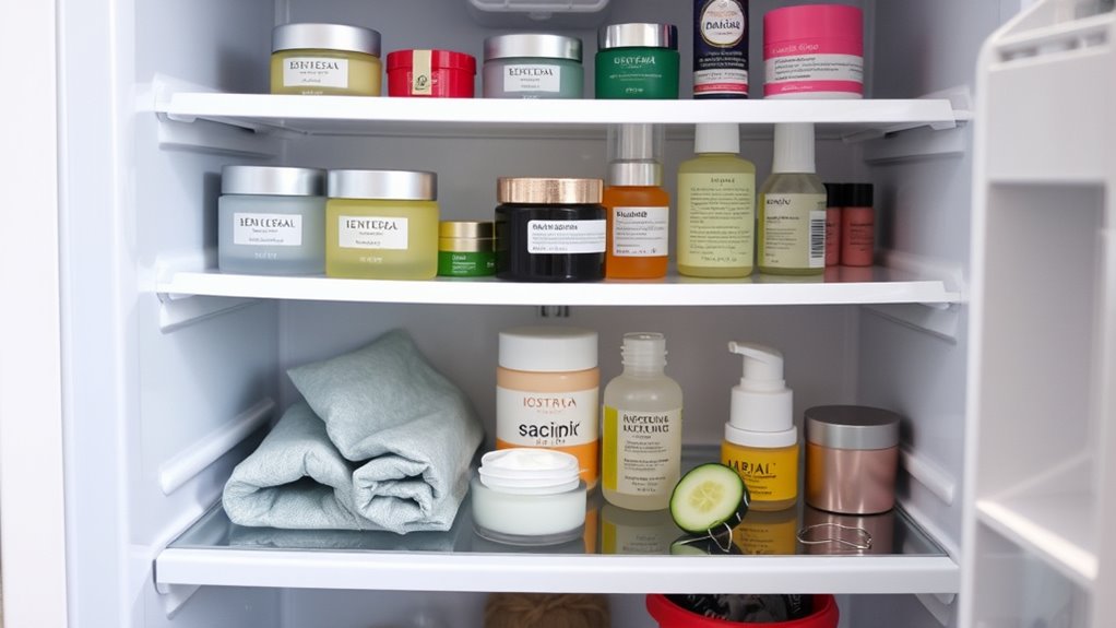 proper beauty product storage