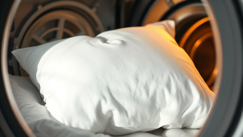 proper pillow washing and drying