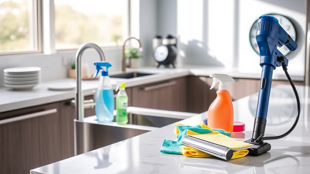 quick effective cleaning routine
