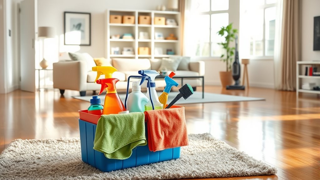 room by room deep cleaning