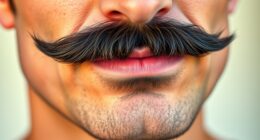 sharp full mustache style