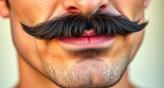 sharp full mustache style