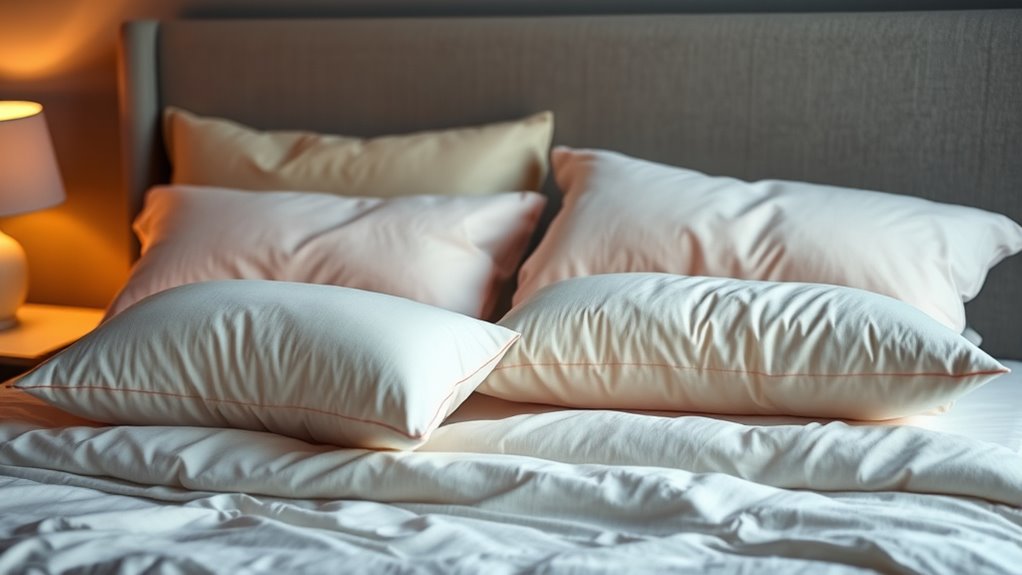 sleep position influences pillow loft
