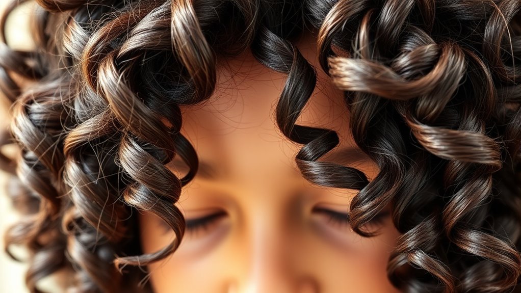 sleep to maintain curls