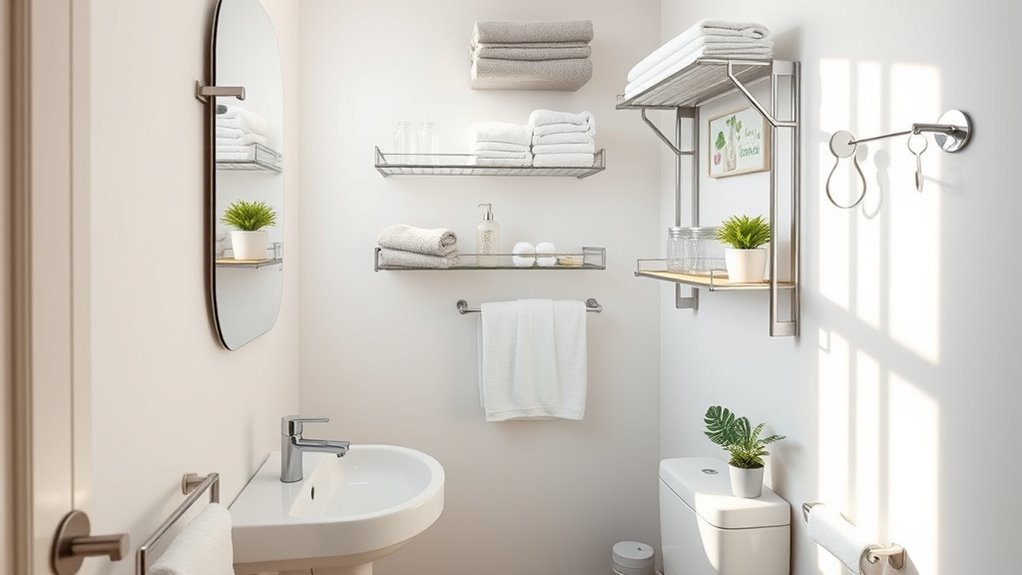 smart small bathroom storage