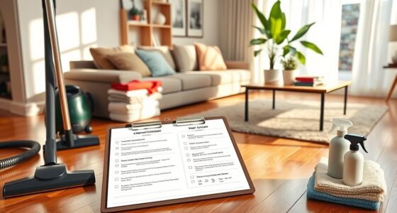 structured weekend cleaning plan