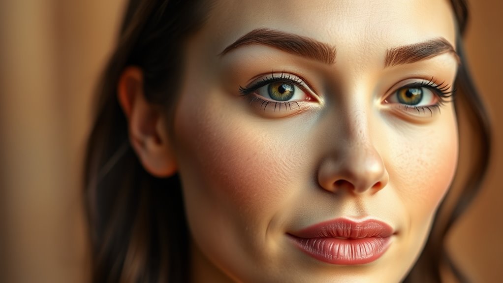 subtle natural eyebrow grooming